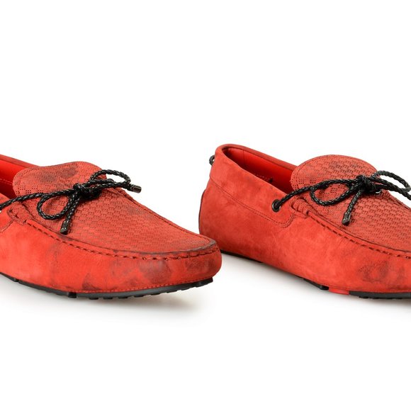 Tod\'s For Scuderia Ferrari Men\'s Leather Car Shoes Loafers Shoes US 9 IT 8 EU 42 main image 4